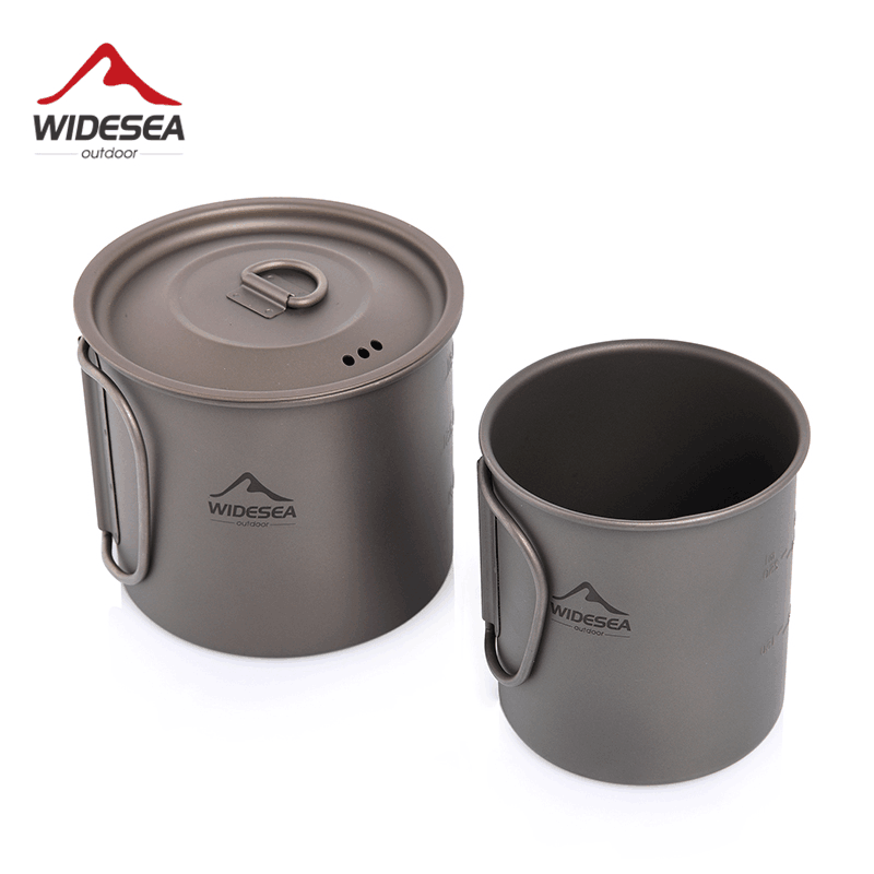 Camping Cooking Trangia - Widesea Campingmok Titanium beker Toeristisch servies