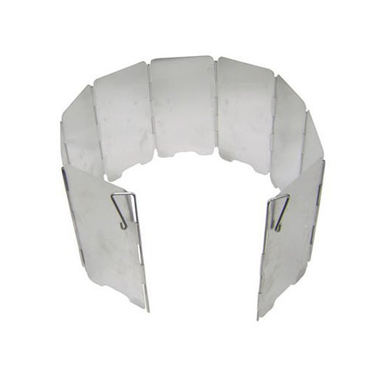 Camping Cooking Windscreen - 9 Platen Gasfornuis Windscherm 7.5*13.5 Cm