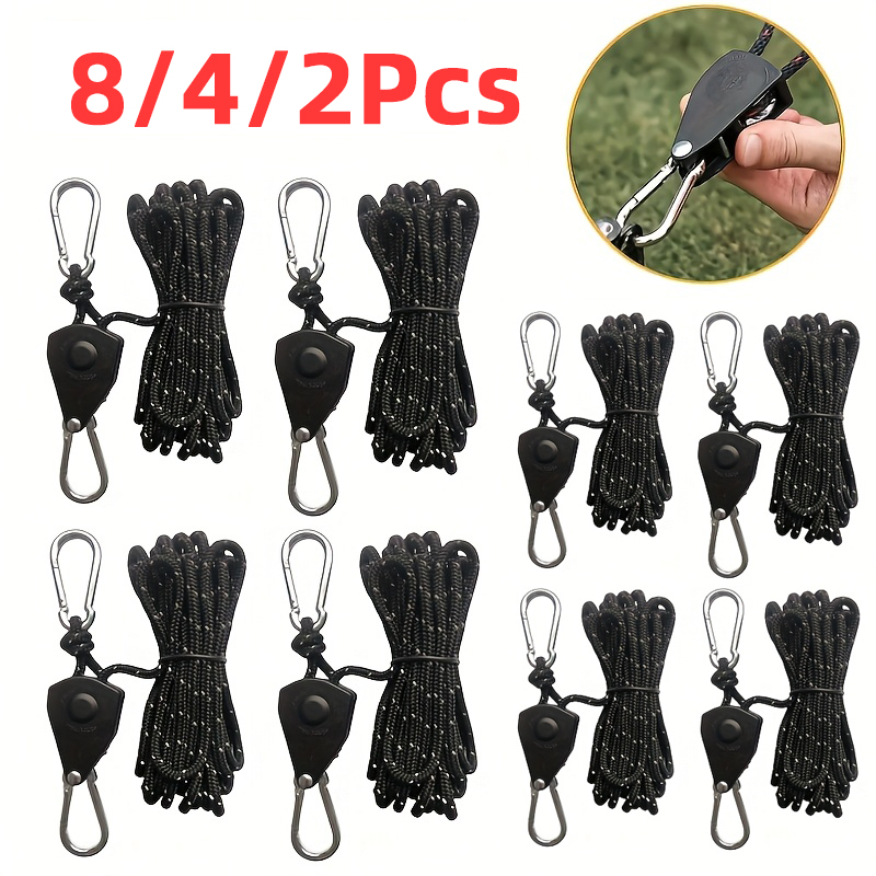 Camping Cooking Hanger - 4mm * 4m Camping Tent Vastbinden