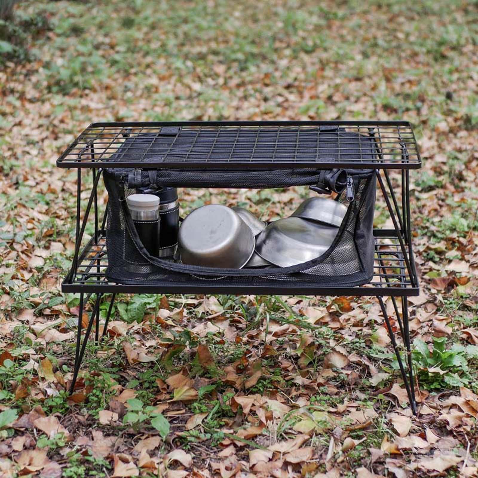 Camping Cooking Utensil Bag - Opbergtas voor serviesgoed Draagbare opbergtas Kookgerei