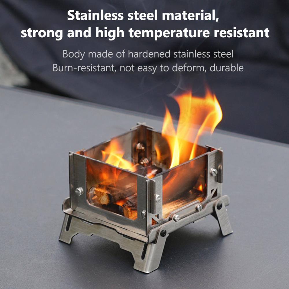 Camping Cooking Meat - ﻿ Campingverwarmer Draagbare grills Stand Mini