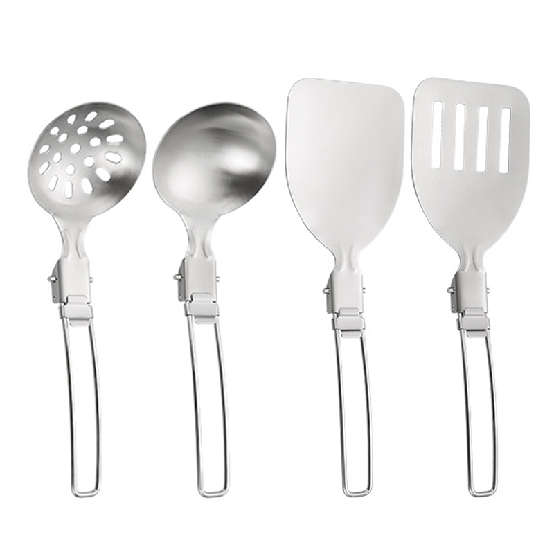 Camping Cooking Trangia - 4 Stuks Outdoor Opvouwbare Keukengerei Set