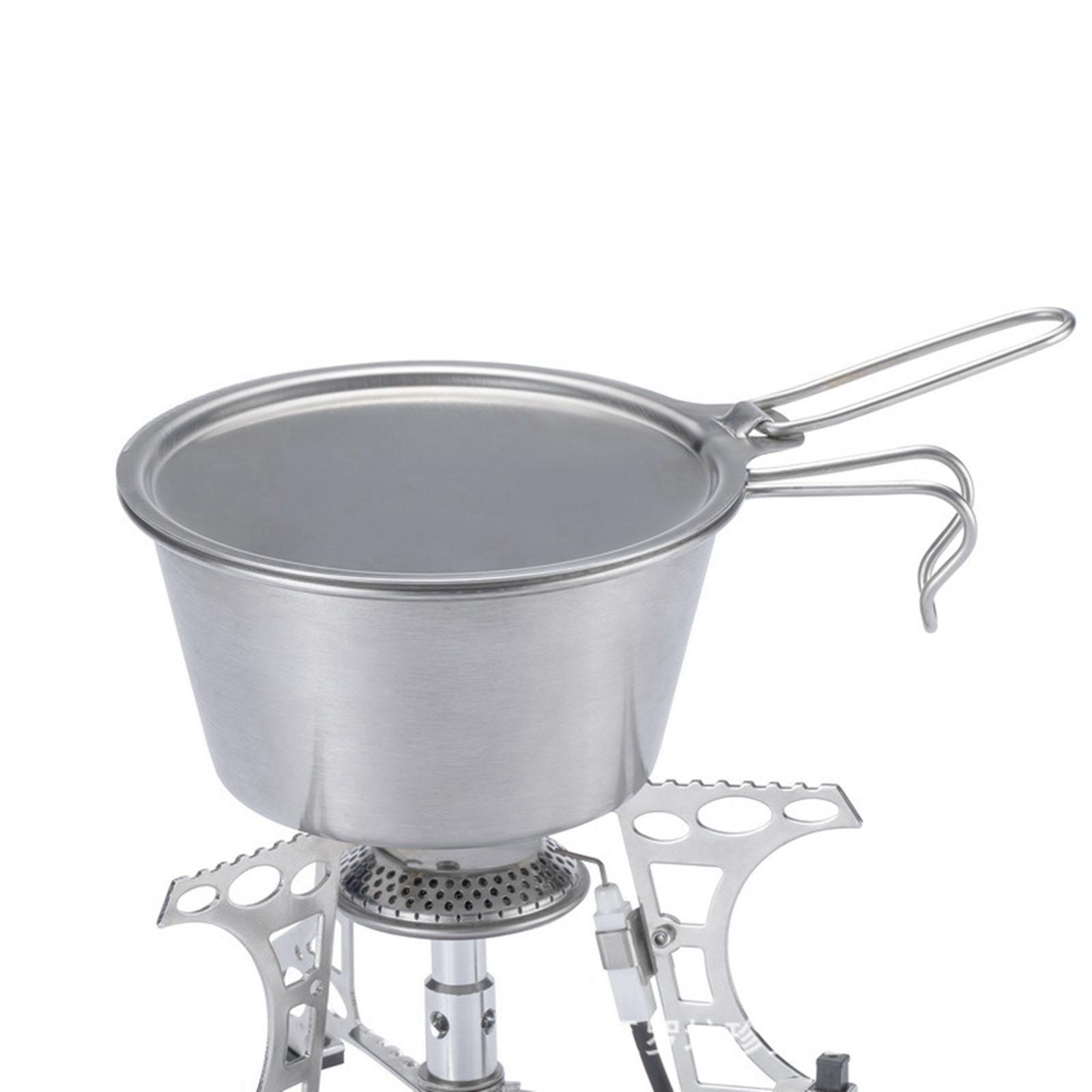 Camping Lightweight Cooking Pot - Lichtgewicht Camping Pot Deksel Kom Schotel