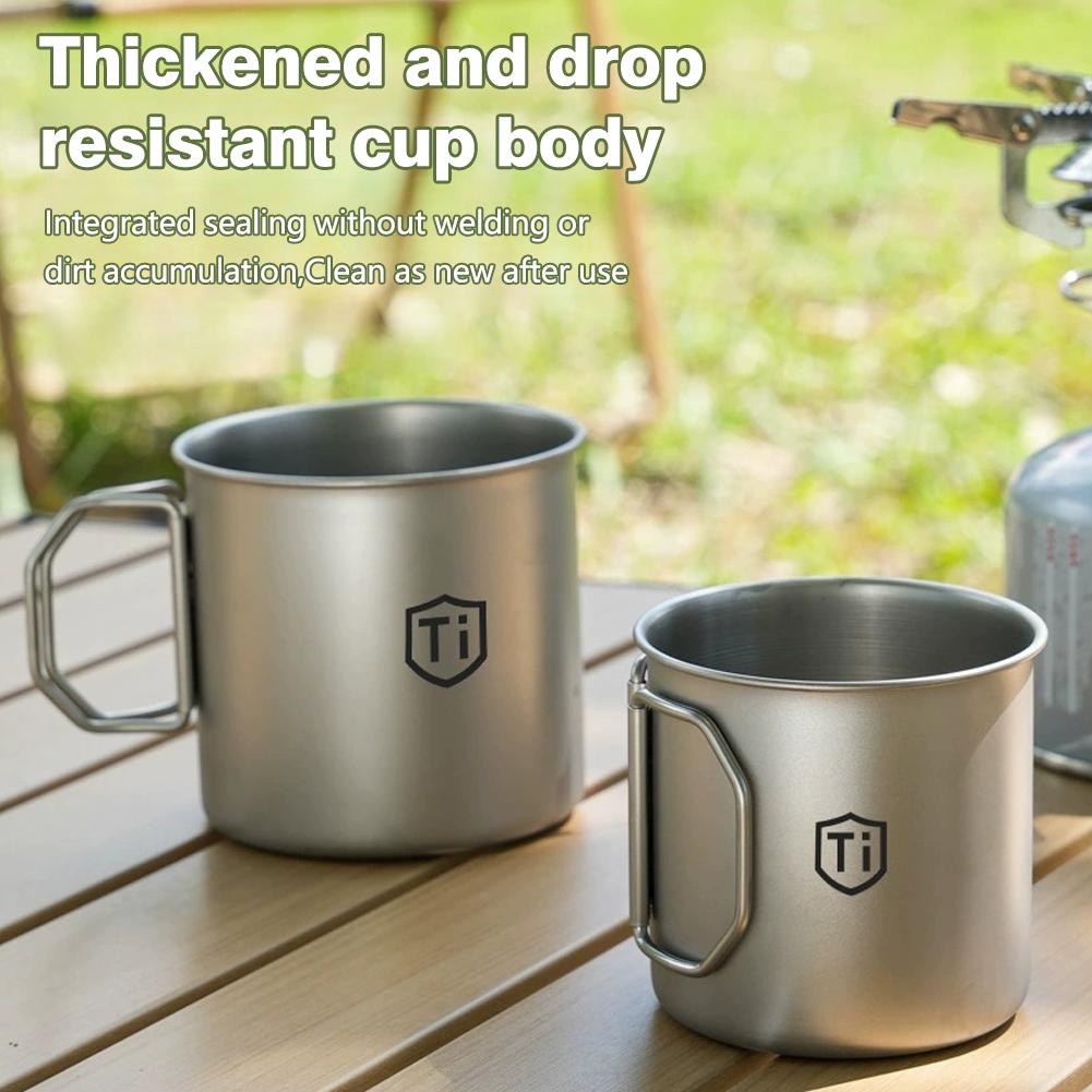 Camping Cooking Trangia - Campingmok Titanium beker Toeristisch servies Picknickgerei