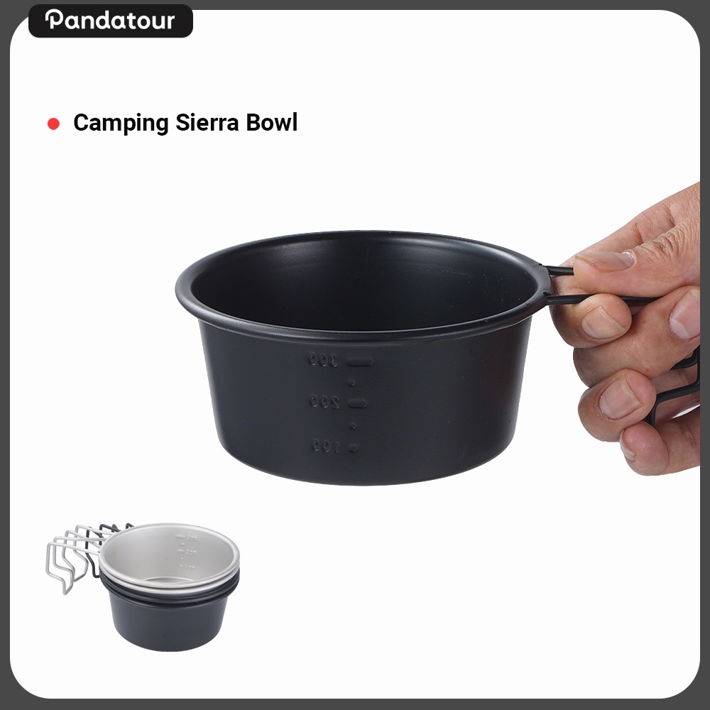 Camping Cooking Windscreen - Pandatour Outdoor Camping Sierra Bowl met