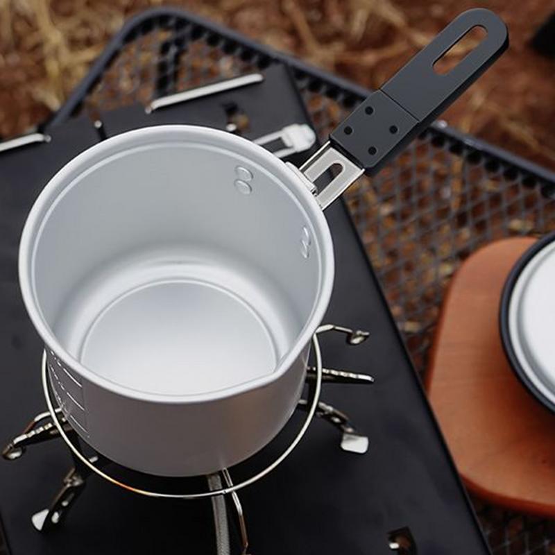 Camping Lightweight Cooking Pot - Opvouwbare campingpot 700 ml aluminium soeppan