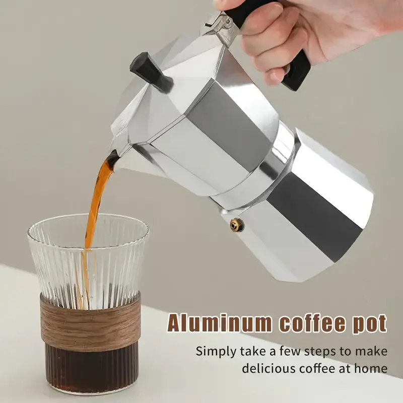 Camping Cooking Utilities - Klassieke aluminium moka pot 50-300ML huishoudelijke