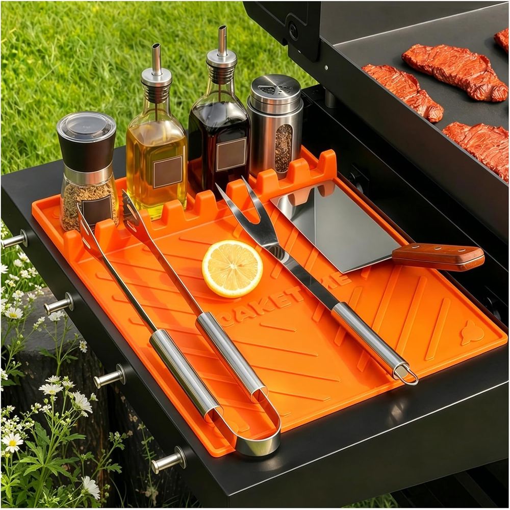 Camping Cooking Kitchen - Siliconen grillmatten of accessoires voor grillplaten