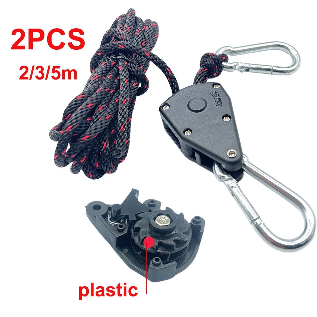 Camping Cooking Hanger - 4mm Camping Tent Vastbinden Touw Spanner
