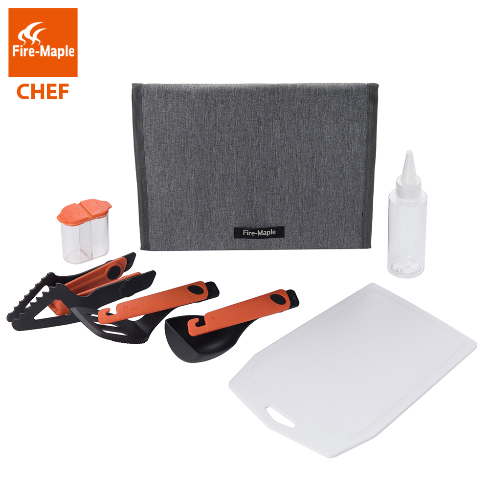 Camping Cooking Essentials Kit - Fire Maple Chef Kookgerei Kit Camping