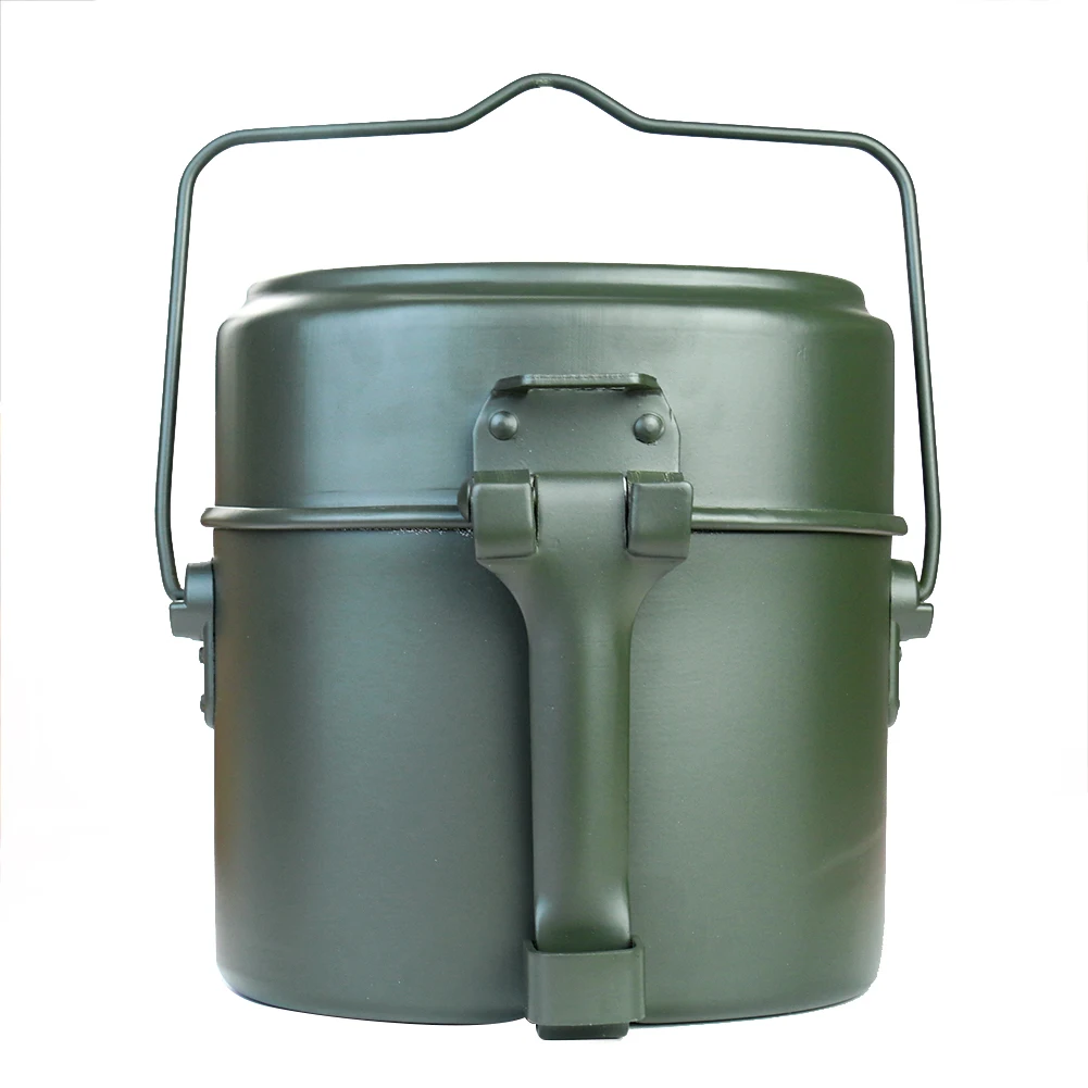 Camping Lightweight Cooking Pot - Draagbare lunchboxset van legering, lichtgewicht, duurzaam,
