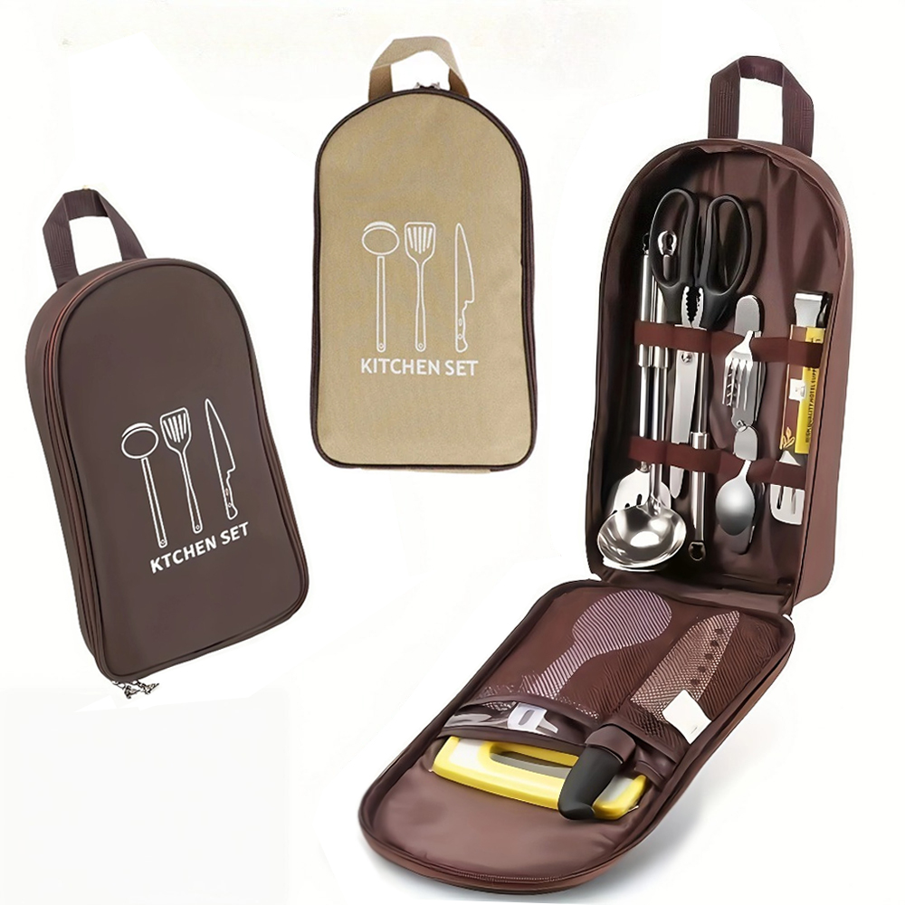 Draagbare kooktas voor buiten  - Camping Cooking Utensil Bag recensie en prijs