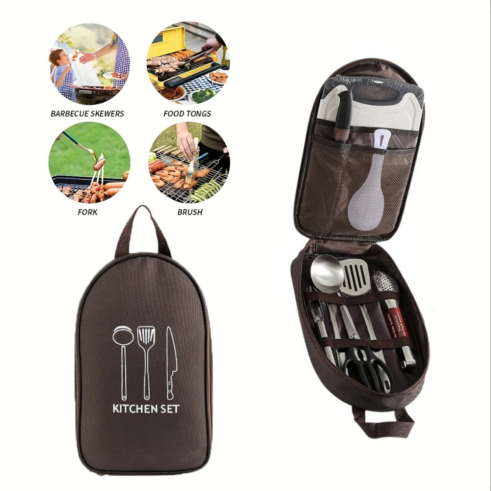 Draagbare kooktas voor buiten  - Camping Cooking Utensil Bag recensie en prijs