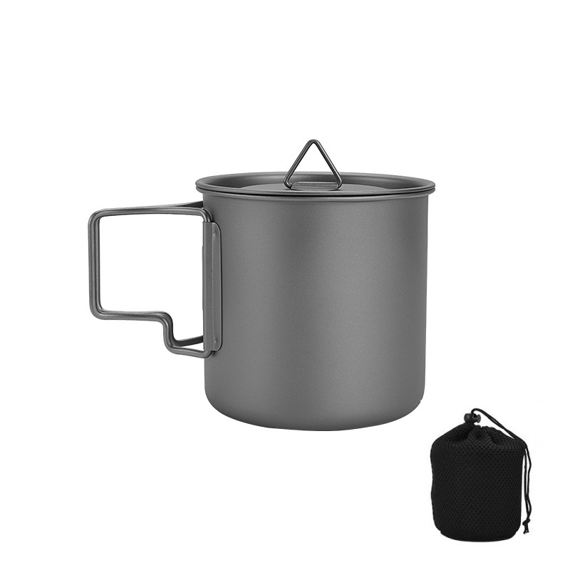 Titanium kampeermok met inklap - Camping Cooking Utensil Bag recensie en prijs