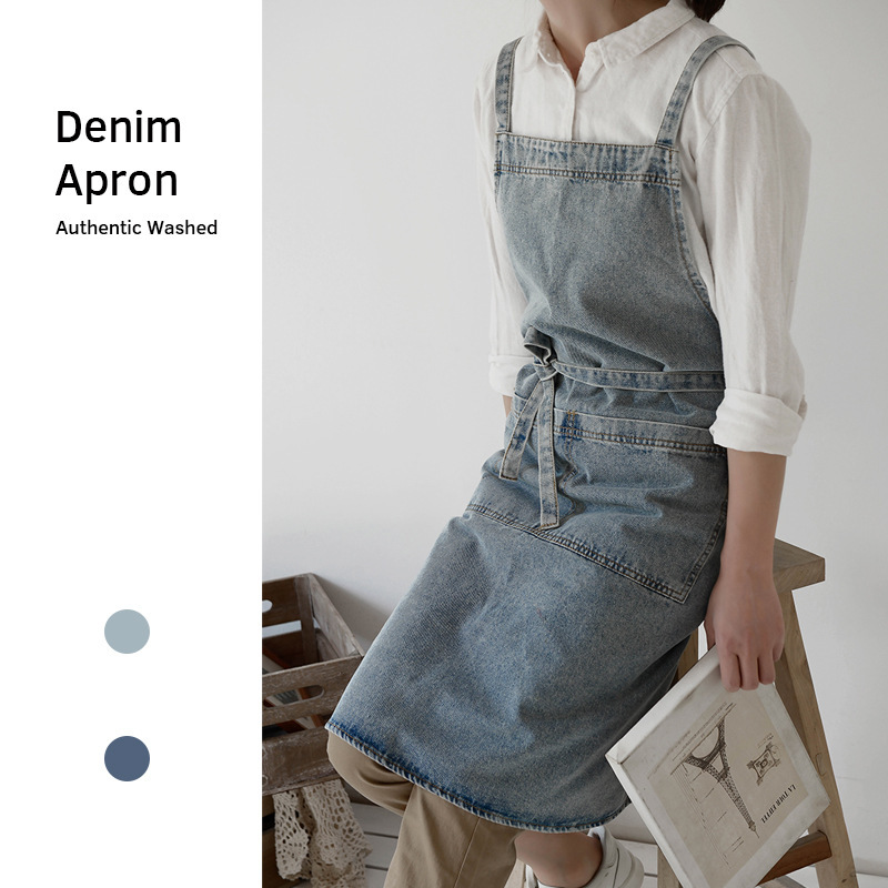 Koreaanse denim overalls werkk - Japan Camping Cooking recensie en prijs