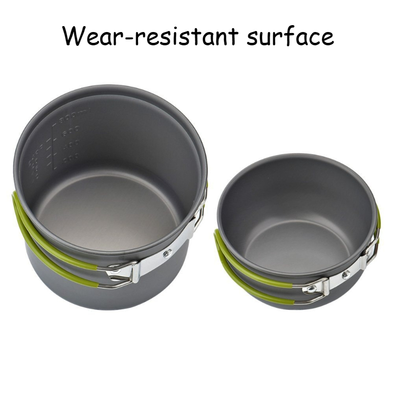 Draagbare campingkookgerei voo - Camping Lightweight Cooking Pot recensie en prijs
