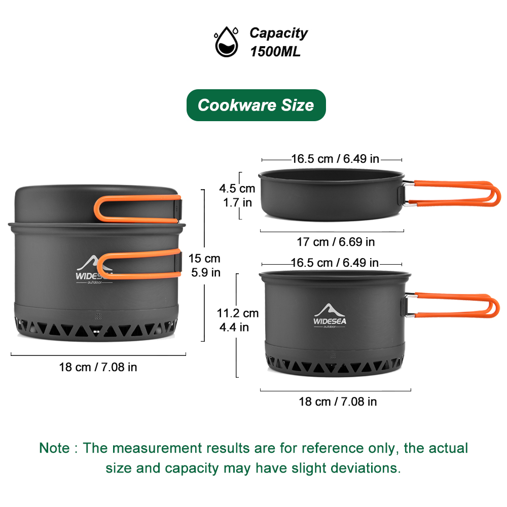 Campingservies Outdoor pannens - Camping Cooking Pot recensie en prijs