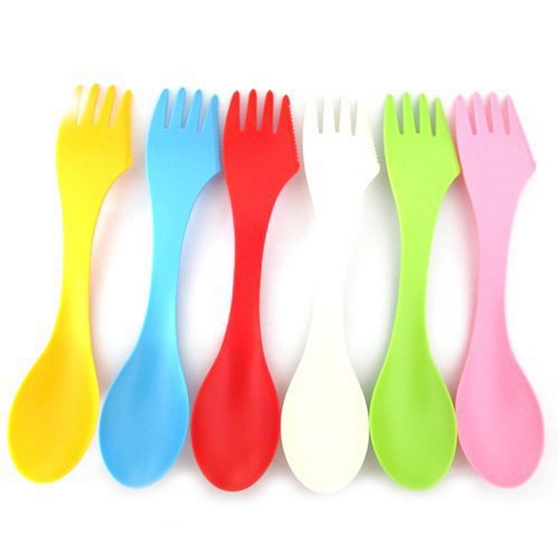 6PCS 3-in-1 kampgerei set - hi - Camp Spork Set recensie en prijs