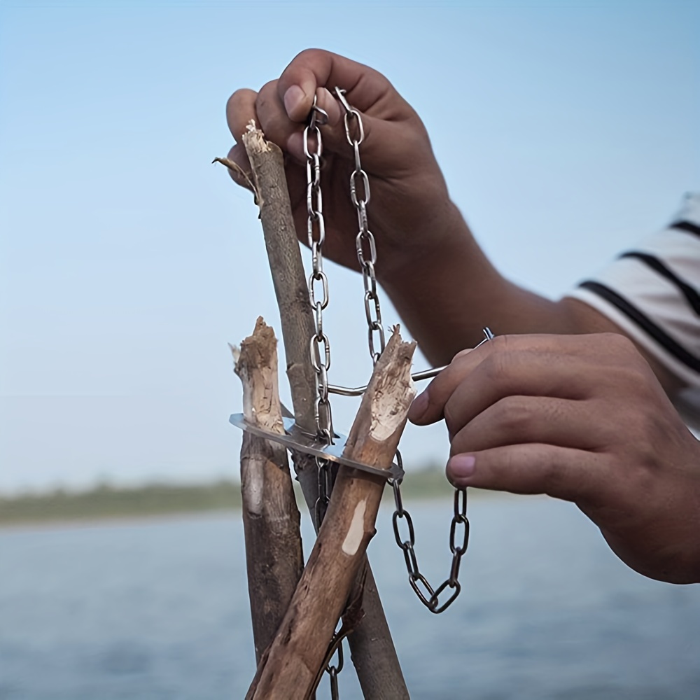 Draagbare afneembare buitenbar - Camping Cooking Hanger recensie en prijs