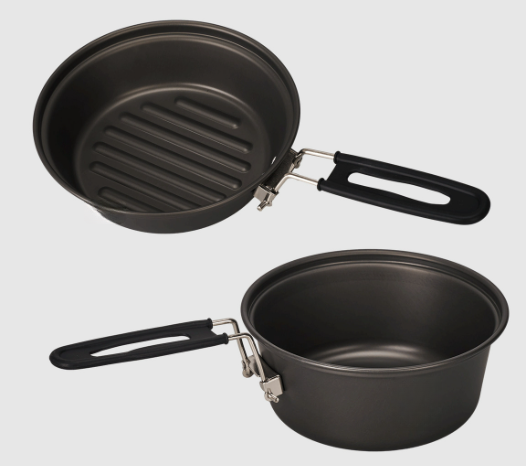 Lichtgewicht campingkookgerei  - Camping Cooking Set With Kettle recensie en prijs