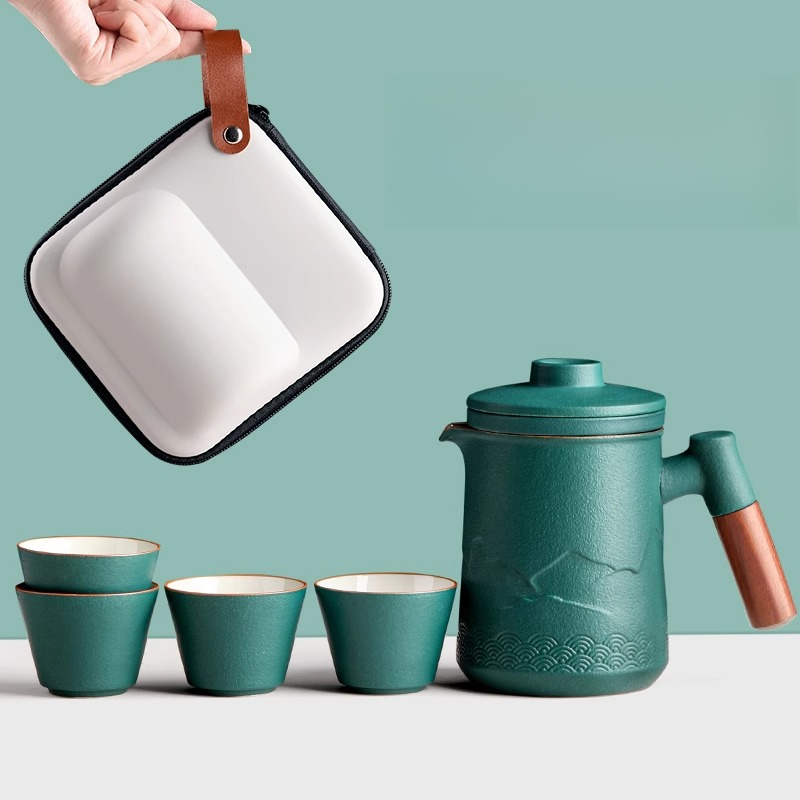Draagbaar reistheeservies Eén  - Camping Cooking Utilities recensie en prijs