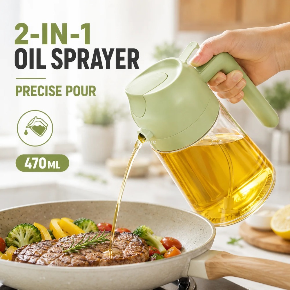 2-in-1 olijfolie spuitfles dis - Camping Cooking Kitchen recensie en prijs