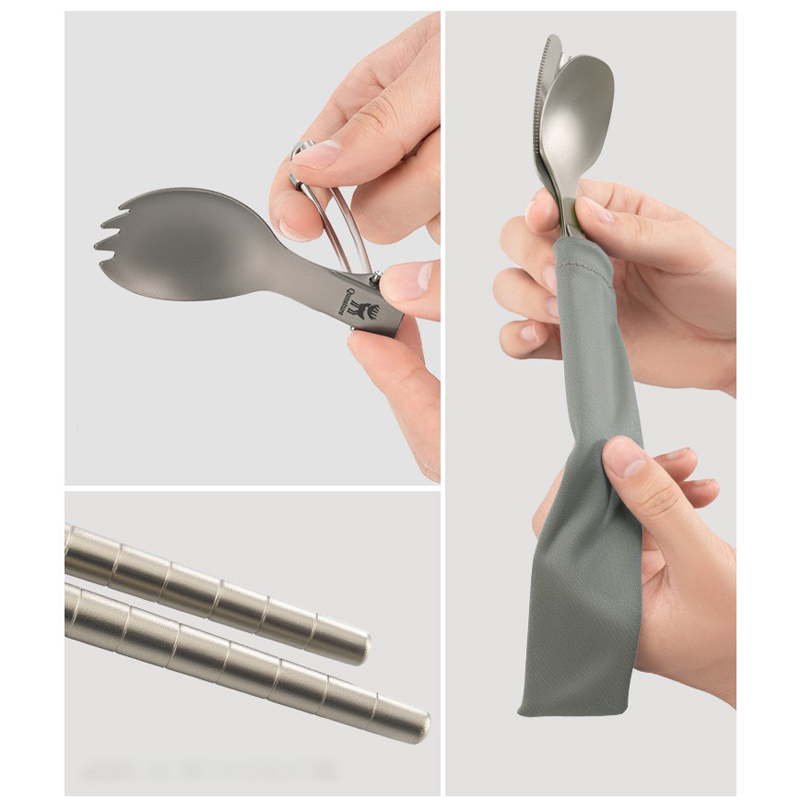 Camping Titanium Spork Lepel O - Camp Spork Set recensie en prijs