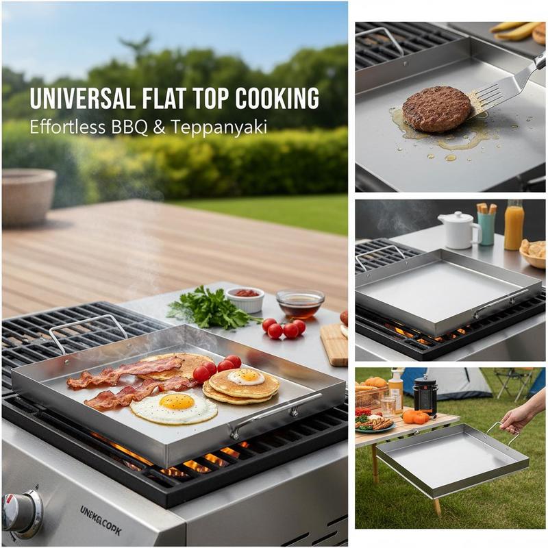 Universele platte bakplaat 18x - Camping Cooking Meat recensie en prijs