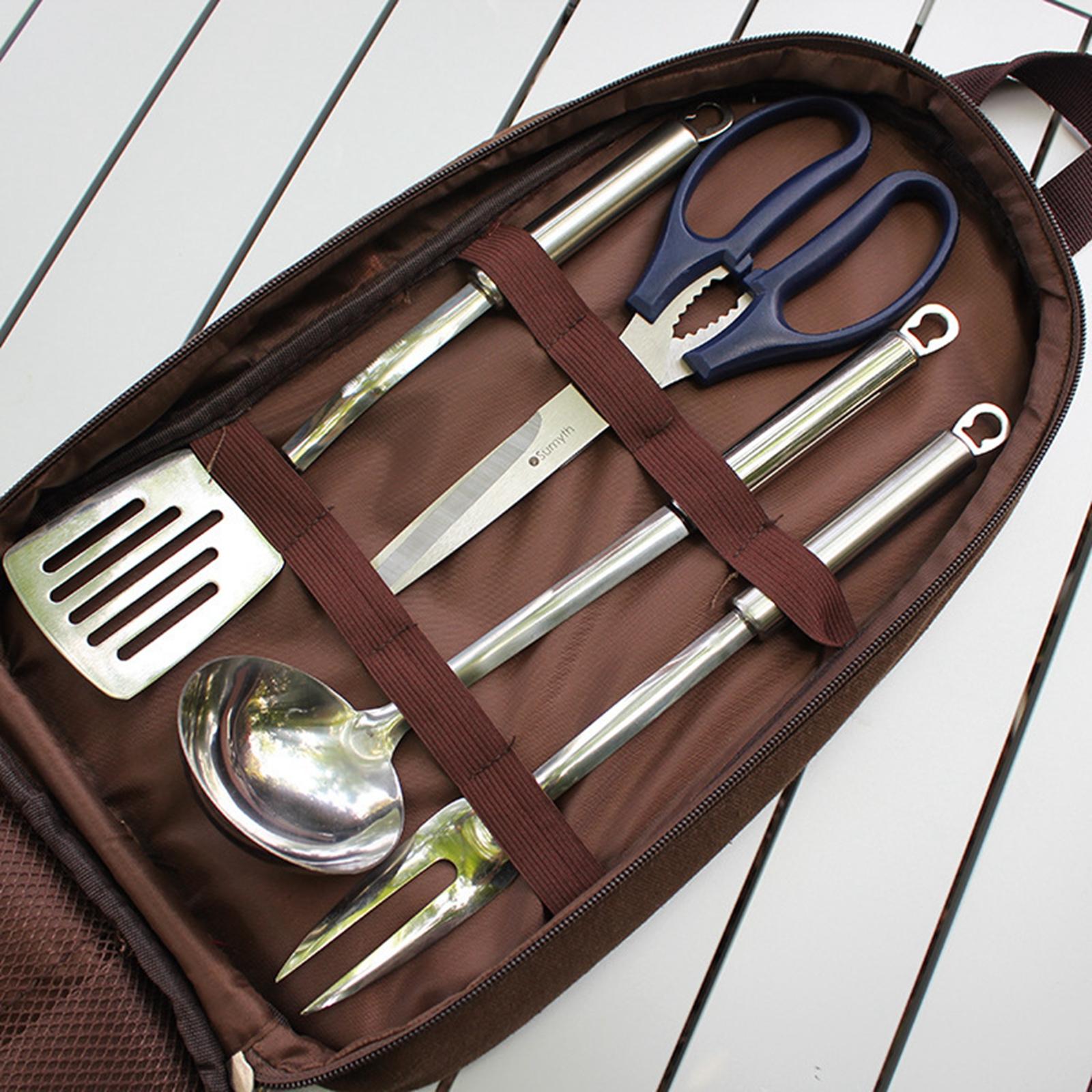 7 Stuks Camping Keuken Gebruik - Camping Cooking Utensil Bag recensie en prijs