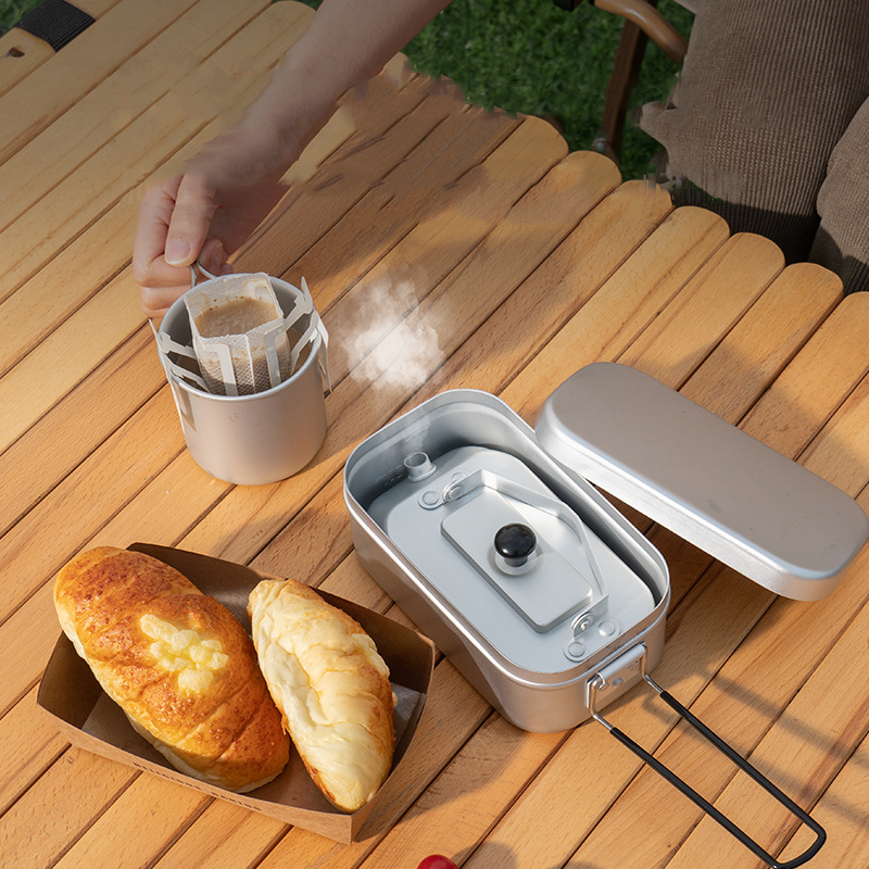 Ultralichte Draagbare Picknick - Camping Cooking Set With Kettle recensie en prijs