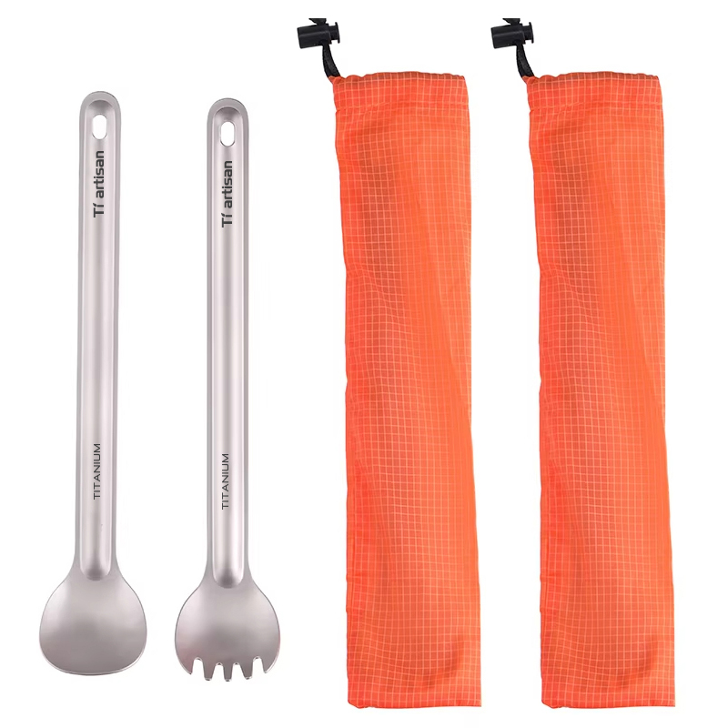 Tiartisan Puur Titanium Bestek - Camp Spork Set recensie en prijs