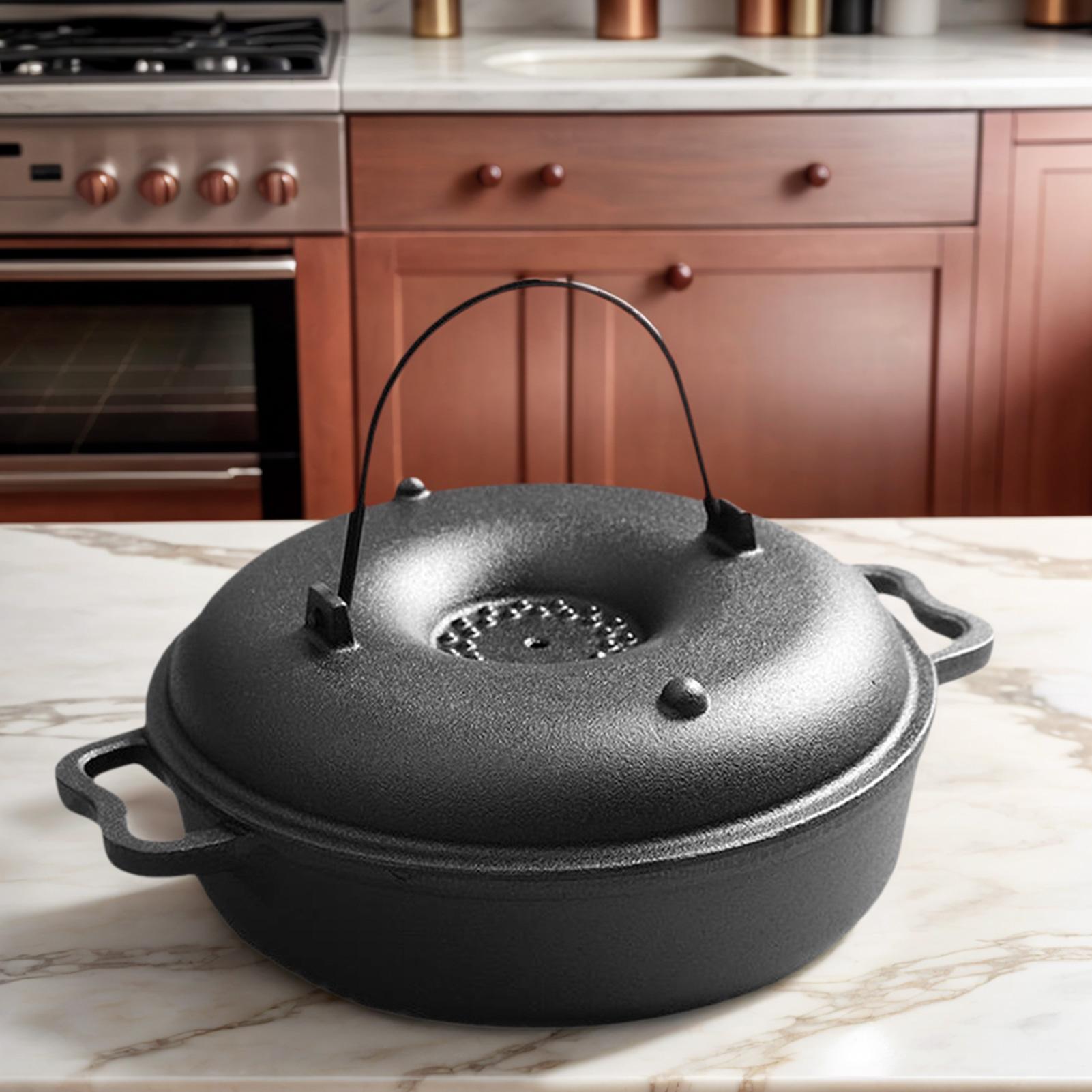 Gietijzeren ketel voor koken,  - Camping Cooking Ovens recensie en prijs