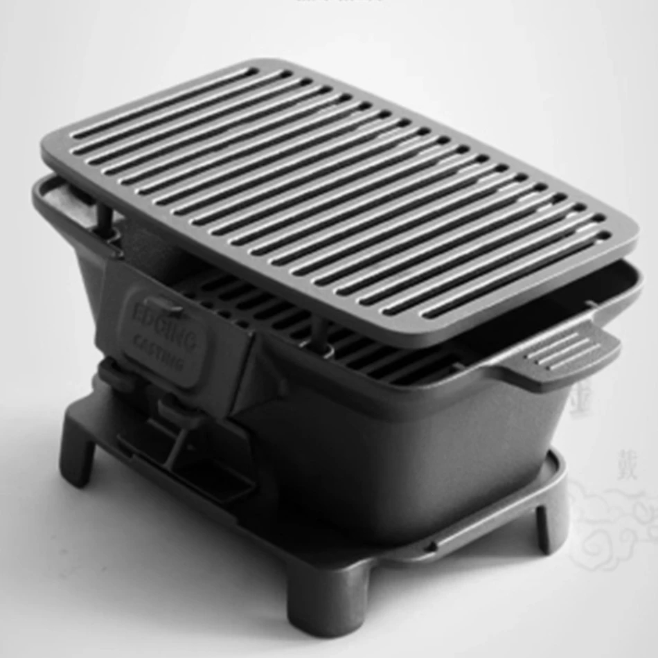 Ongecoate barbecue-houtskoolka - Camping Cooking Ovens recensie en prijs