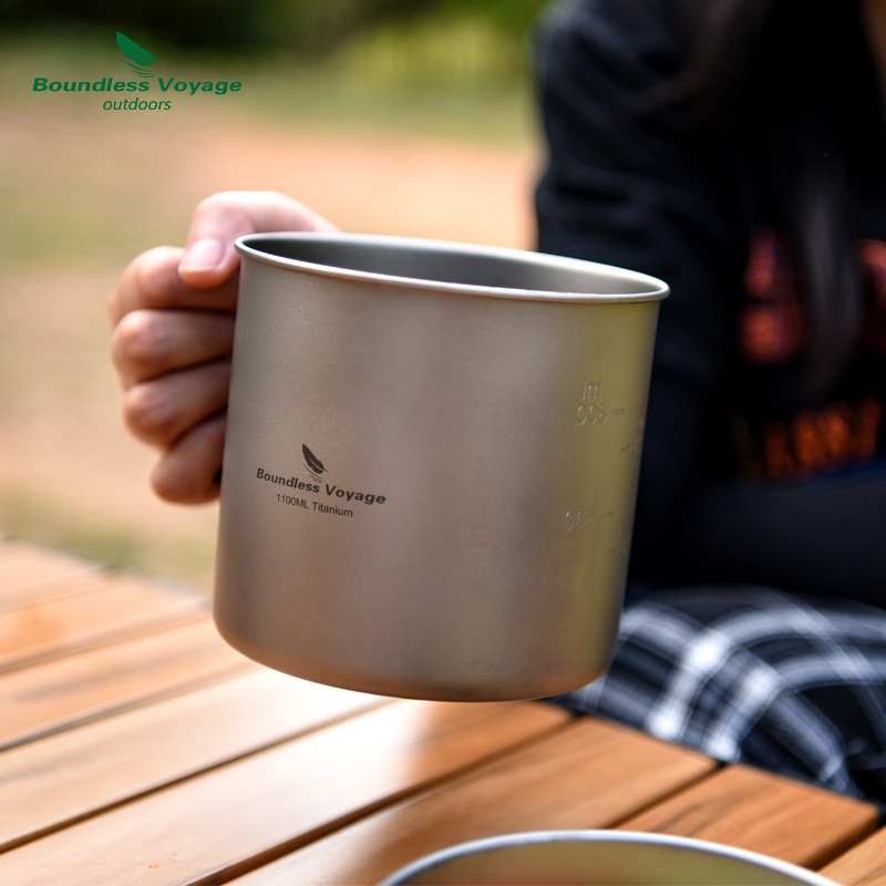 Pure Titanium Opvouwbare Handv - Camping Lightweight Cooking Pot recensie en prijs