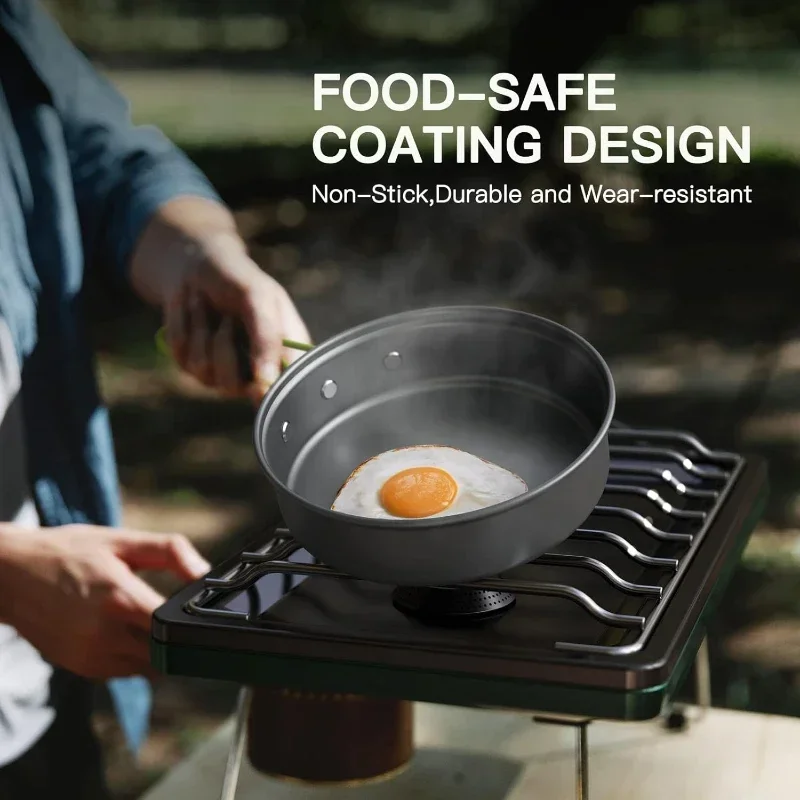 Camping kookset, outdoor keuke - Camping Cooking Set With Kettle recensie en prijs