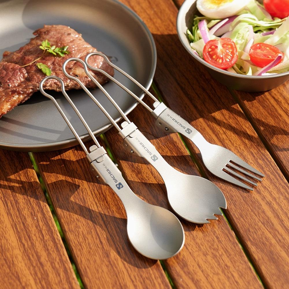 Titanium Camping Spork Besteks - Camp Spork Set recensie en prijs