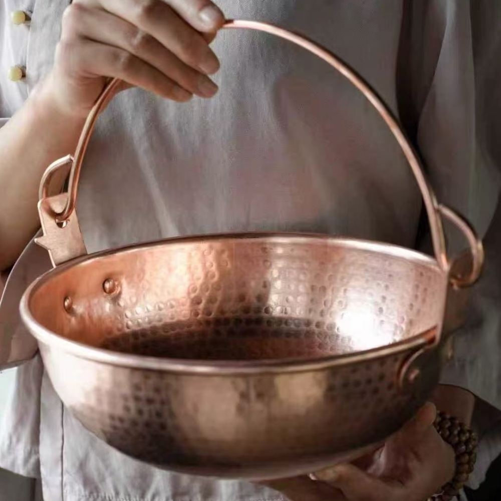 Vintage koperen hangende pot,  - Camping Cooking Pot recensie en prijs