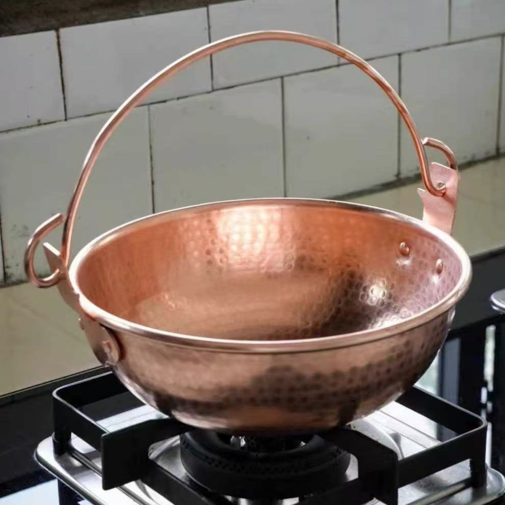 Vintage koperen hangende pot,  - Camping Cooking Pot recensie en prijs
