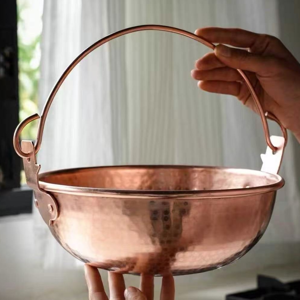 Vintage koperen hangende pot,  - Camping Cooking Pot recensie en prijs
