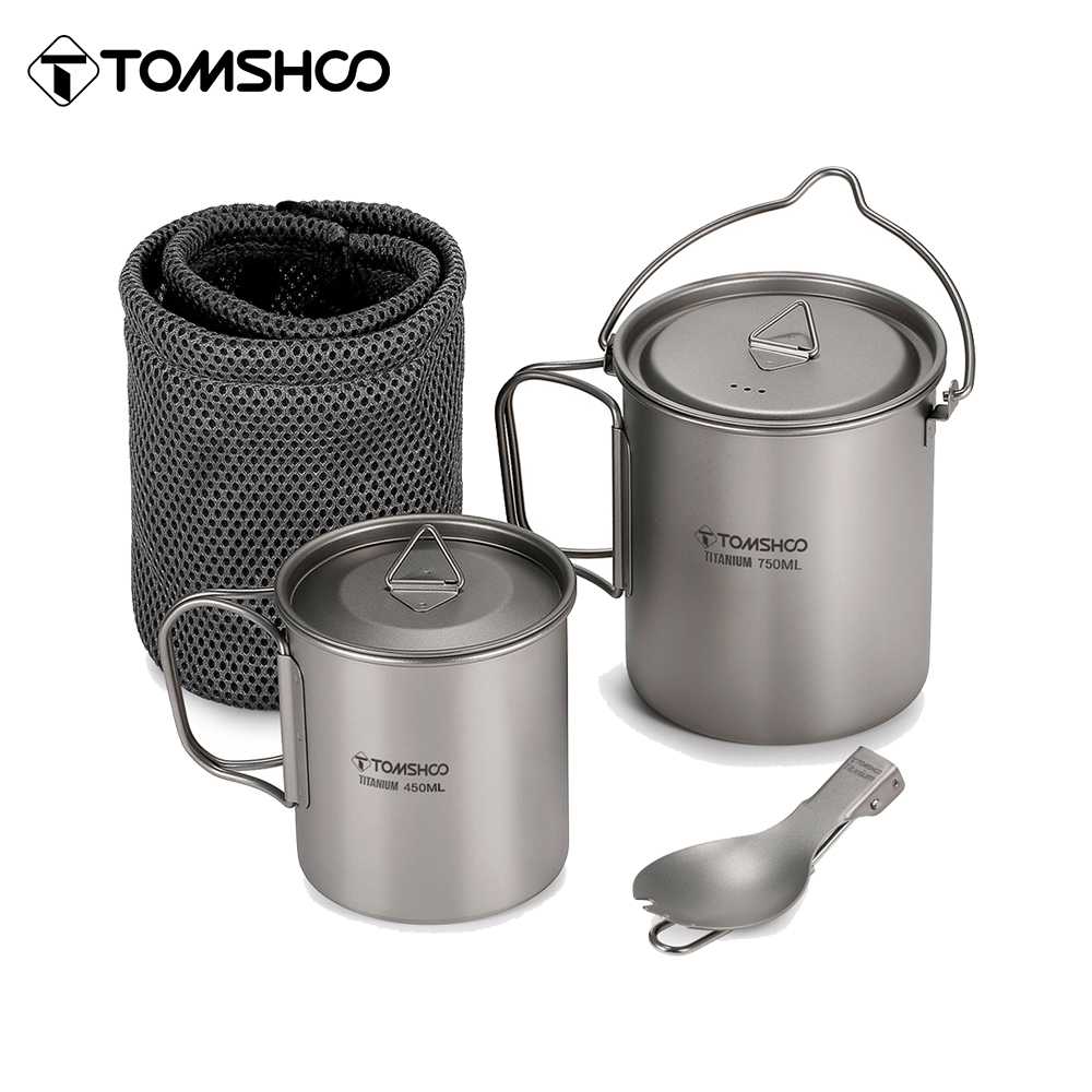Tomshoo 3 STKS Titanium Kookge - Camp Spork Set recensie en prijs