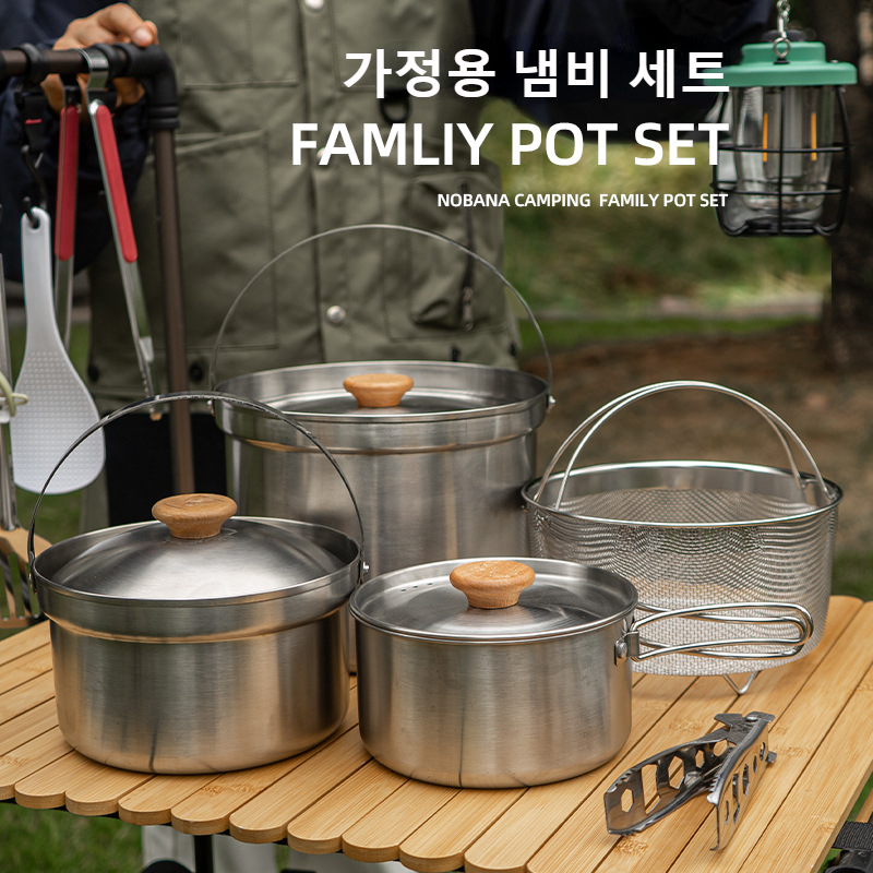 NOBANA Nieuwste Outdoor Rvs Po - Camping Cooking Utensil Bag recensie en prijs