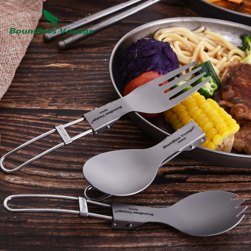 Boundless Voyage Titanium Camp - Camp Spork Set recensie en prijs