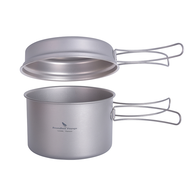 Boundless Voyage Titanium Pot  - Camping Cooking Set With Kettle recensie en prijs