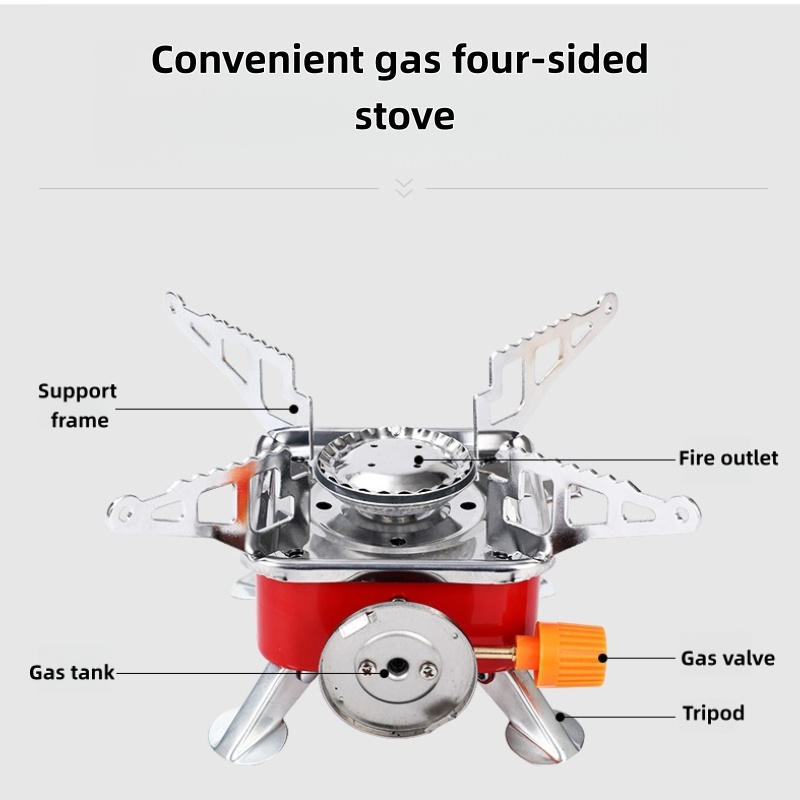 Outdoor Mini Vierkante Kachel  - Camping Cooking Ovens recensie en prijs