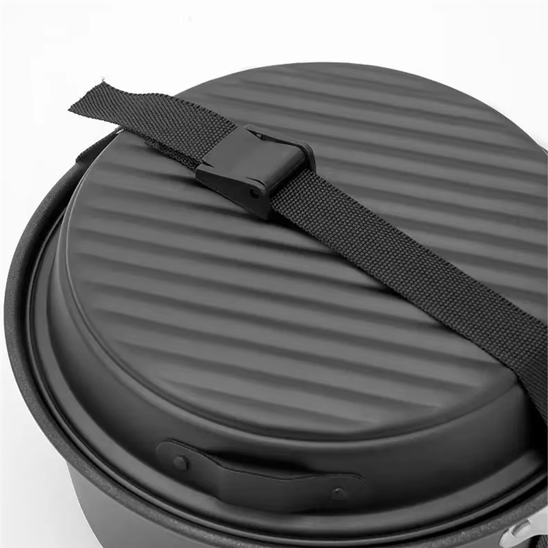 ABJO-5-delige kampeerpannenset - Camping Cooking Set With Kettle recensie en prijs