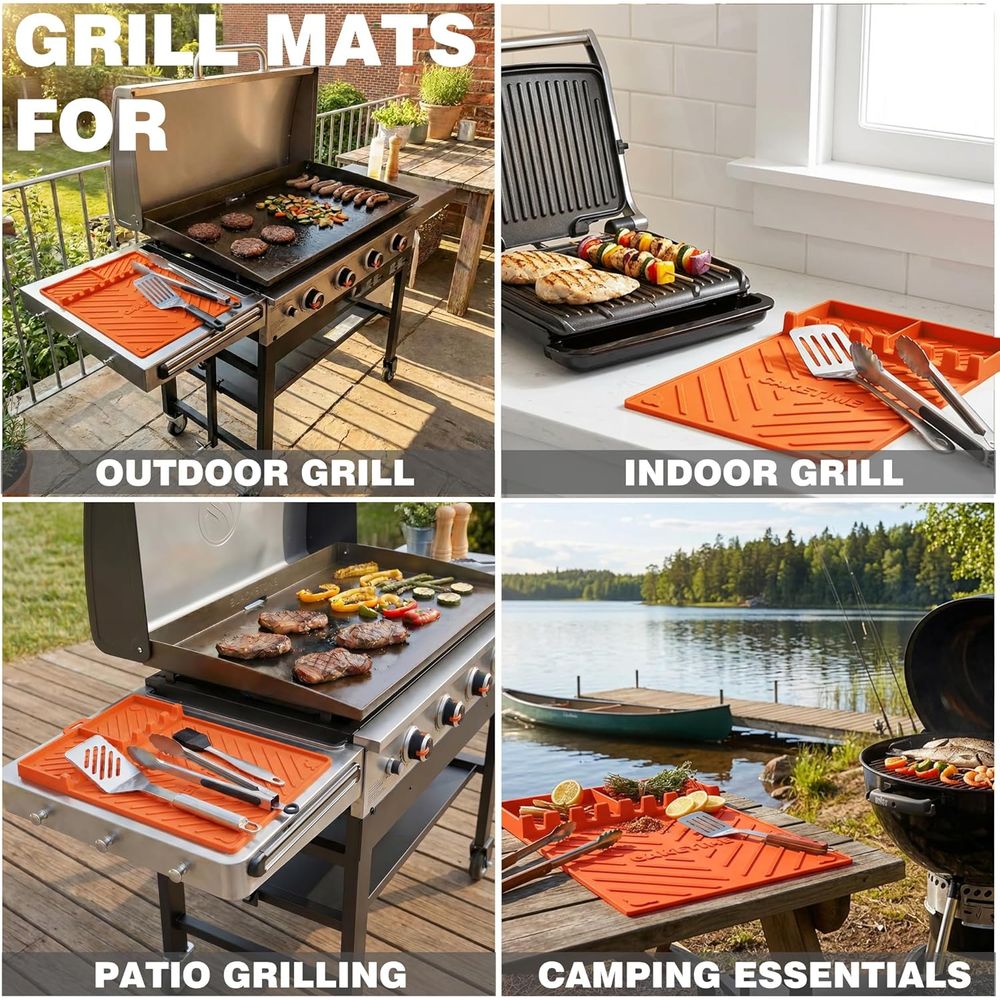 Siliconen grillmatten of acces - Camping Cooking Kitchen recensie en prijs