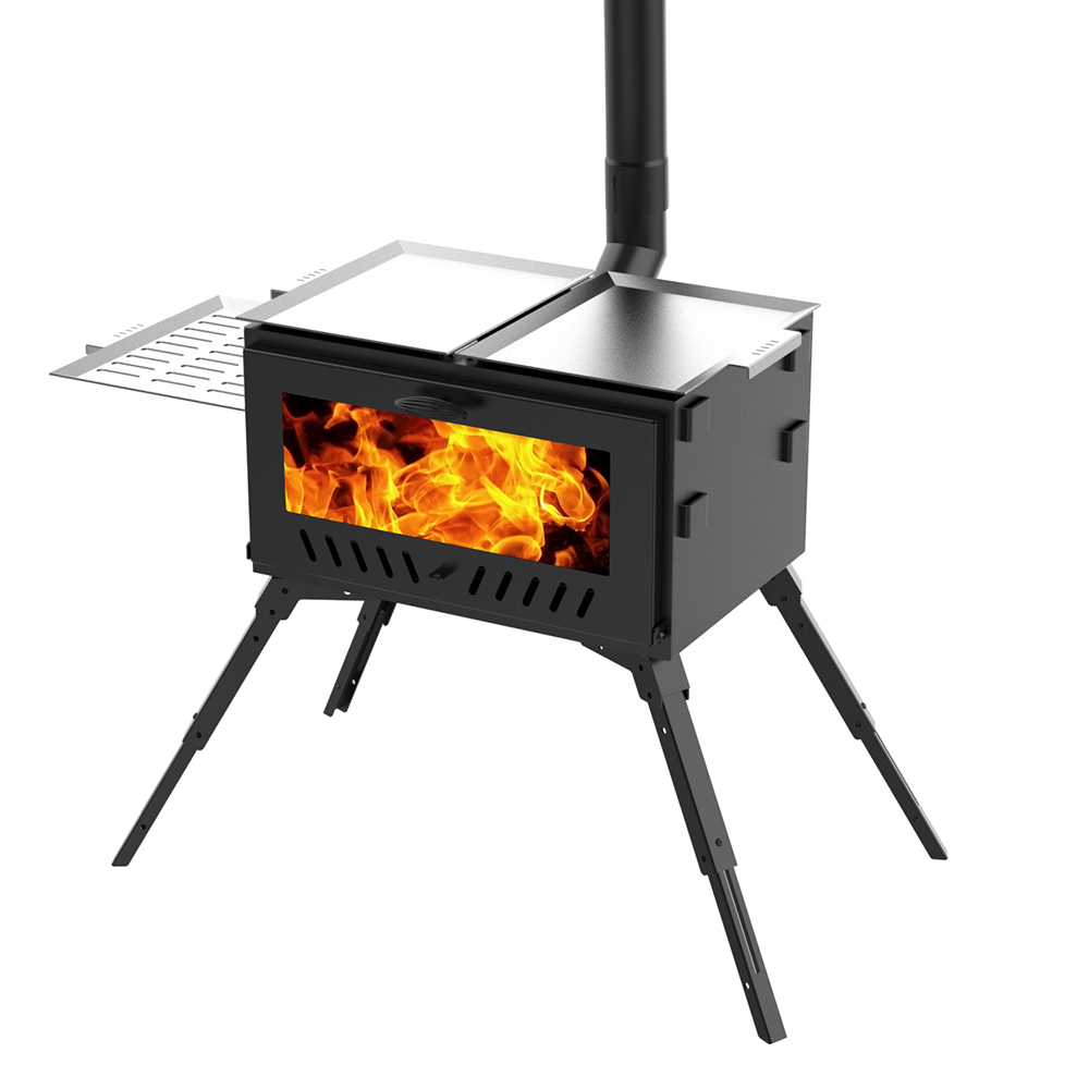 Buitenkeuken van hout met oven - Camping Cooking Ovens recensie en prijs
