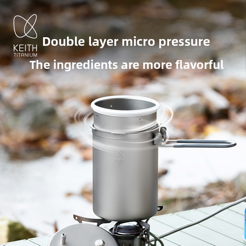 Keith Pure Titanium Outdoor sn - Camping Lightweight Cooking Pot recensie en prijs