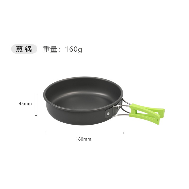 Outdoor Camping Kookgereiset D - Camping Cooking Set With Kettle recensie en prijs
