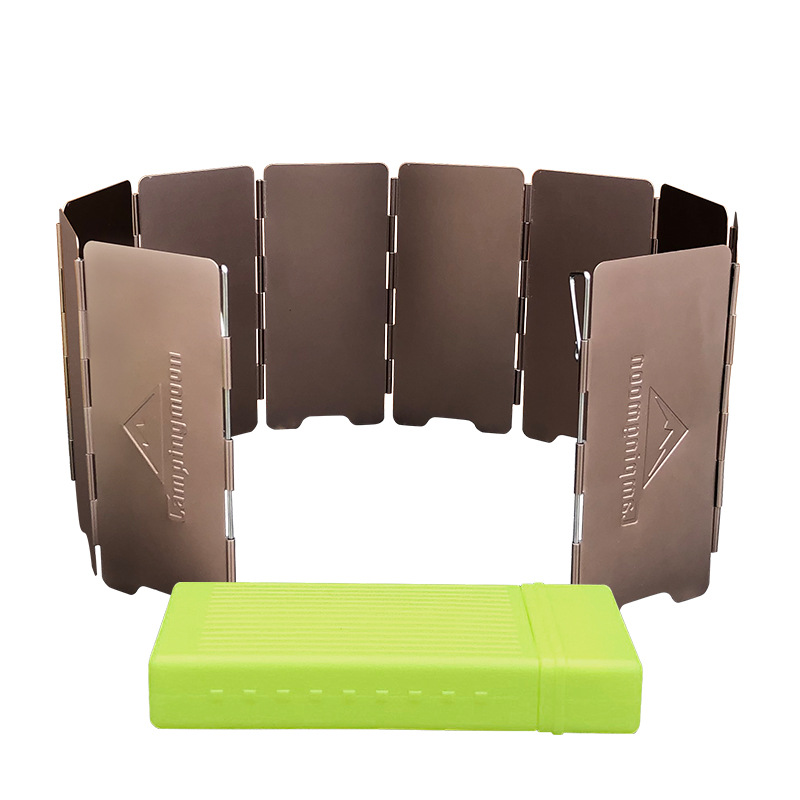 10-platen bronskleurig opvouwb - Camping Cooking Windscreen recensie en prijs